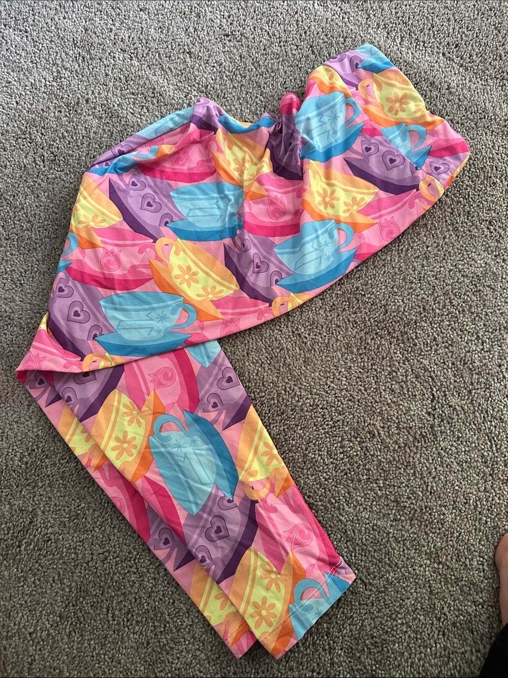 Disney parks teacup leggings butter soft large